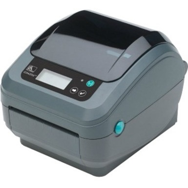 Zebra GX420d Desktop Direct Thermal Printer - Monochrome - Label Print - USB - Serial - Parallel - With Cutter