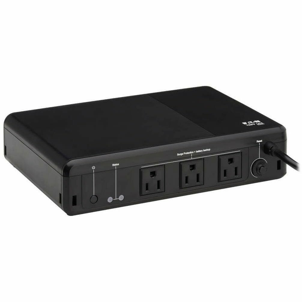 Eaton Tripp Lite Series 350VA 210W 120V Standby UPS - 3 NEMA 5-15R Outlets (Surge + Battery Backup), 5-15P Plug, Desktop