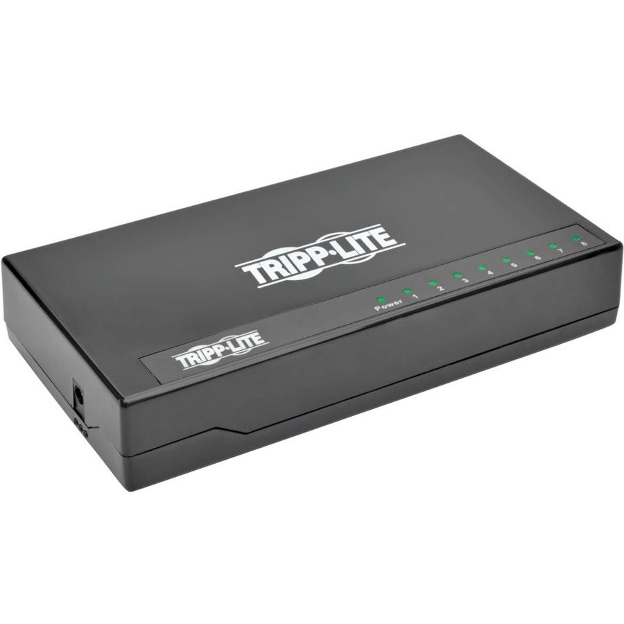 Tripp Lite by Eaton 8-Port 10/100/1000 Mbps Desktop Gigabit Ethernet Unmanaged Switch