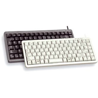 CHERRY G84-4100 Keyboard - Cable Connectivity - USB, PS/2 Interface - English (UK) - Light Grey