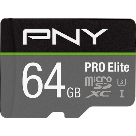 PNY PRO Elite 64 GB Class 10/UHS-I (U3) microSDXC