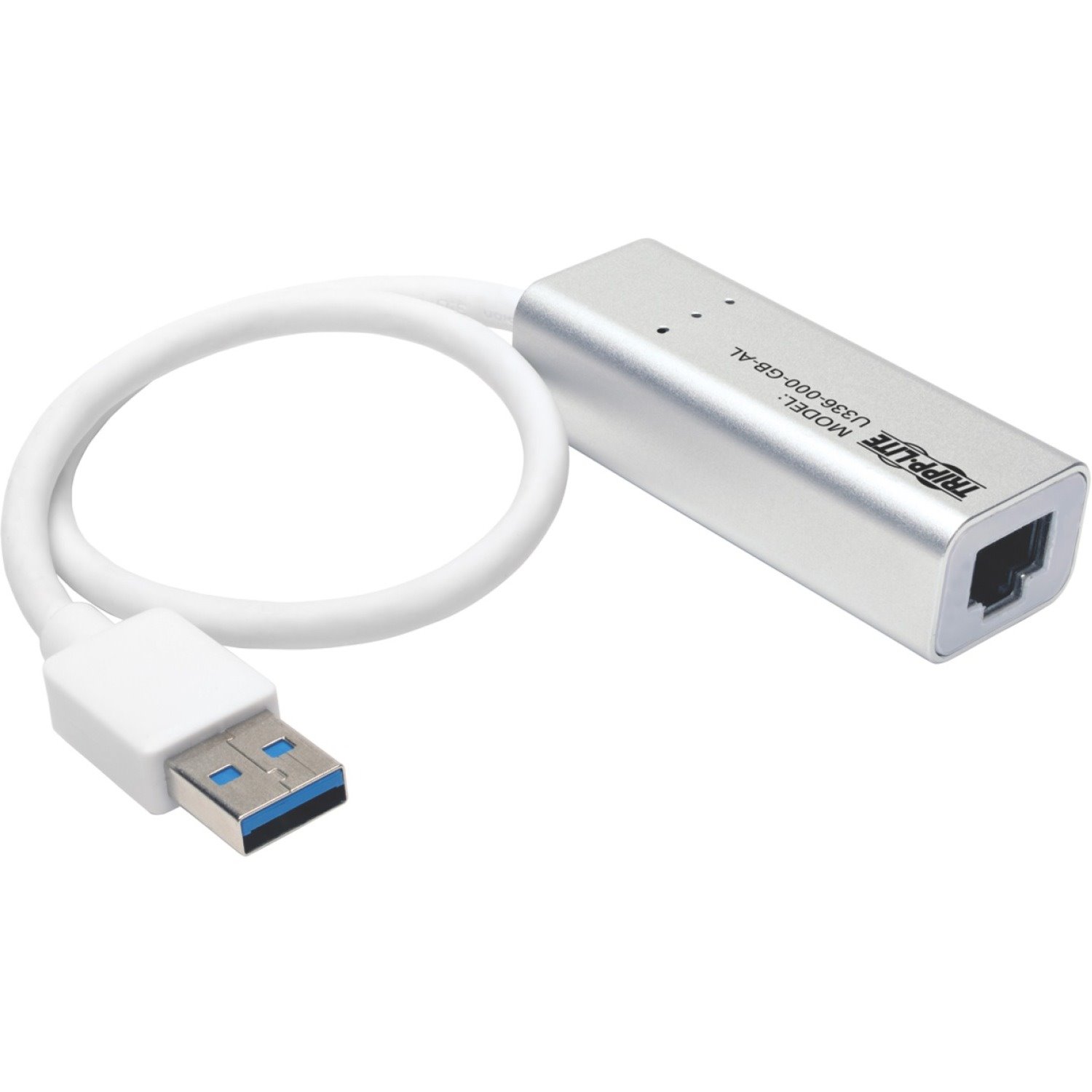 Eaton Tripp Lite Series USB 3.0 SuperSpeed to Gigabit Ethernet NIC Network Adapter, 10/100/1000, Plug and Play, Aluminum