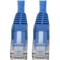 Eaton Tripp Lite Series Cat6 Gigabit Snagless Molded (UTP) Ethernet Cable (RJ45 M/M), PoE, Blue, 6-in. (15.24 cm)