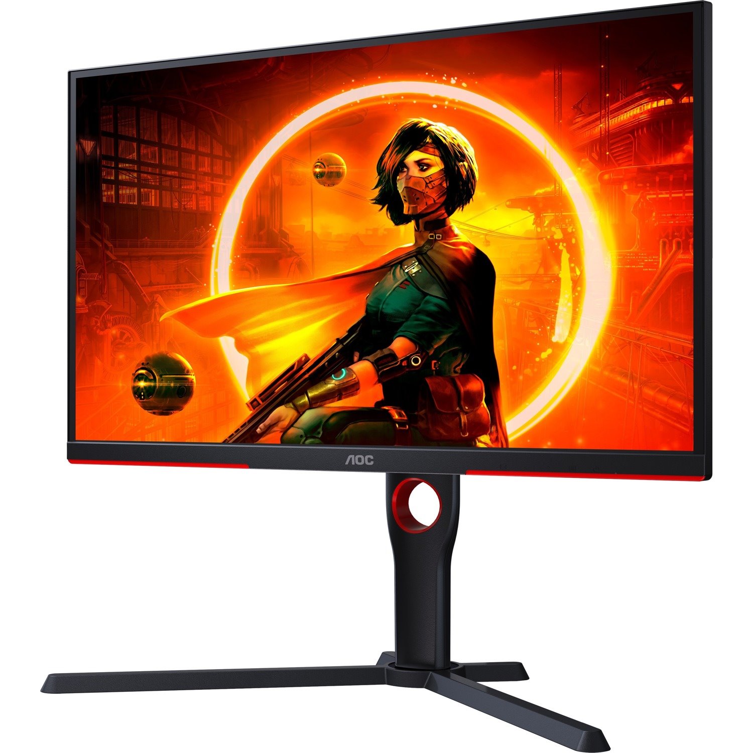 AOC 25G3ZM 25" Class Full HD Gaming LCD Monitor - 16:9 - Red, Black