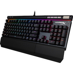 HyperX Alloy Elite RGB Keyboard - Cable Connectivity - USB 2.0 Interface - English (US) - Black