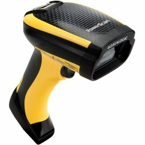 Datalogic PowerScan PM9501 Rugged Picking, Sorting, Entertainment, Warehouse, Logistics, Inventory Handheld Barcode Scanner Kit - Wireless Connectivity - Black, Yellow - USB Cable Included