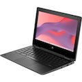 HP Fortis x360 G3 J 11.6" Touchscreen Rugged Convertible 2 in 1 Chromebook - HD - Intel Celeron N5100 - 8 GB - 64 GB Flash Memory
