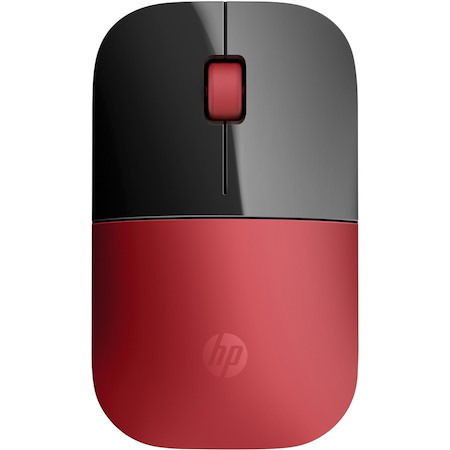 HP Z3700 Mouse - Radio Frequency - USB - Blue LED - Red