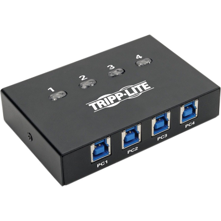 Eaton Tripp Lite Series 4-Port USB 3.x (5Gbps) Peripheral Sharing Switch