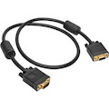 Tripp Lite by Eaton VGA Coax High-Resolution Monitor Extension Cable with RGB Coax (HD15 M/F), 3 ft.