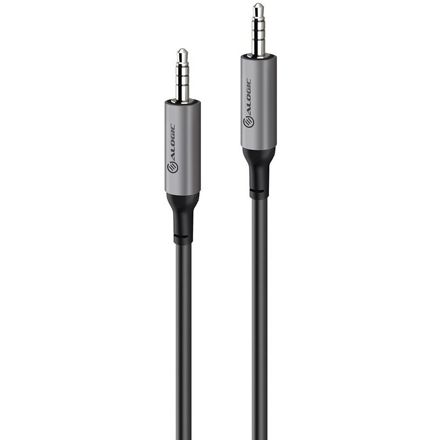 Alogic Ultra 3.5mm (Male) to 3.5mm (Male) Audio Cable - Space Grey - 2m