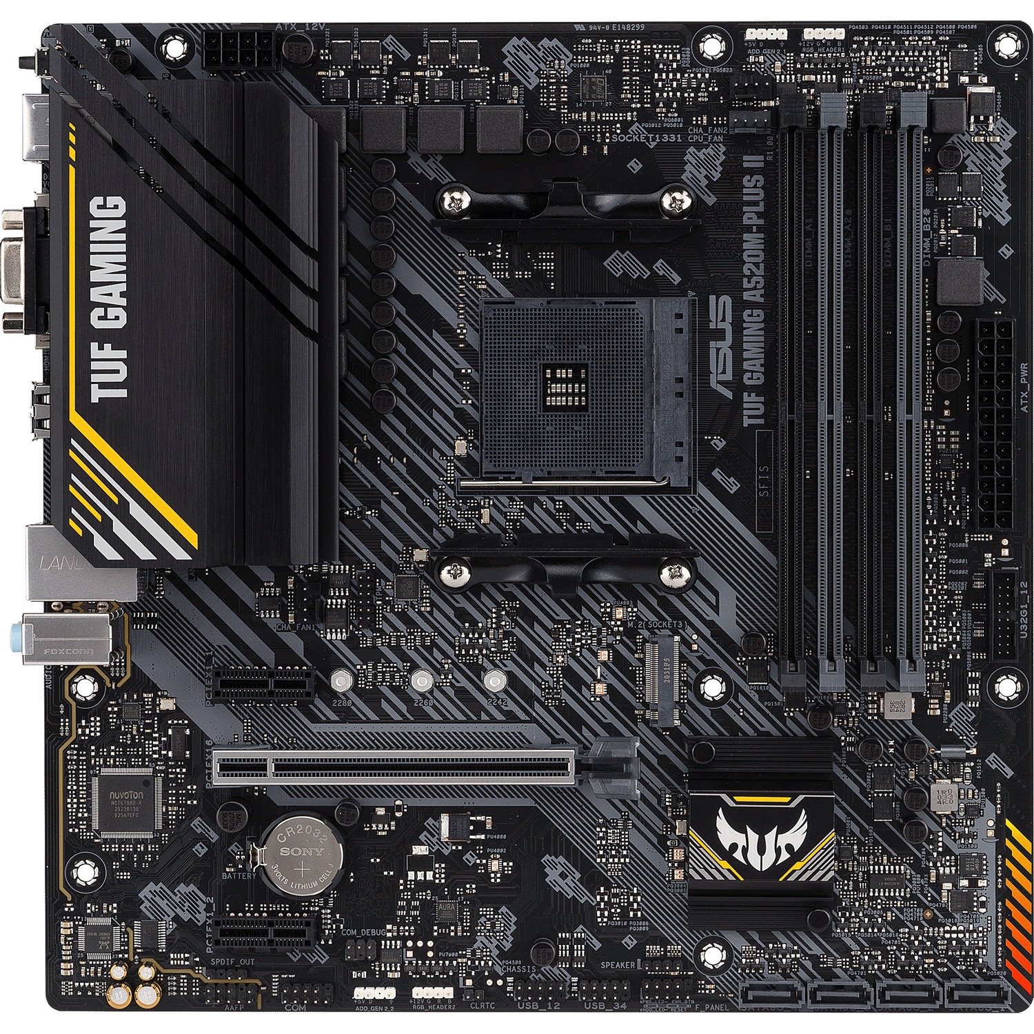 TUF GAMING A520M-PLUS II Desktop Motherboard - AMD A520 Chipset - Socket AM4 - Micro ATX