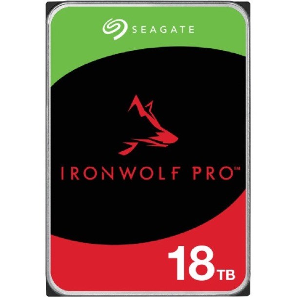 Seagate IronWolf Pro ST18000NT001 18 TB Hard Drive - 3.5" Internal - SATA (SATA/600) - Conventional Magnetic Recording (CMR) Method