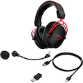 HyperX Cloud Alpha Wireless Over-the-ear Stereo Gaming Headset - Black Red
