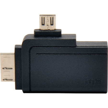 Tripp Lite by Eaton 2-in-1 OTG Adapter, USB 3.0 Micro B Male and USB 2.0 Micro B Male to USB A Female