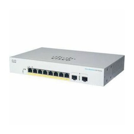 Cisco Business 220 CBS220-8FP-E-2G 8 Ports Manageable Ethernet Switch - Gigabit Ethernet - 10/100/1000Base-T, 1000Base-X