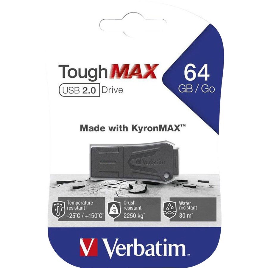Verbatim ToughMAX 64 GB USB 2.0 Flash Drive