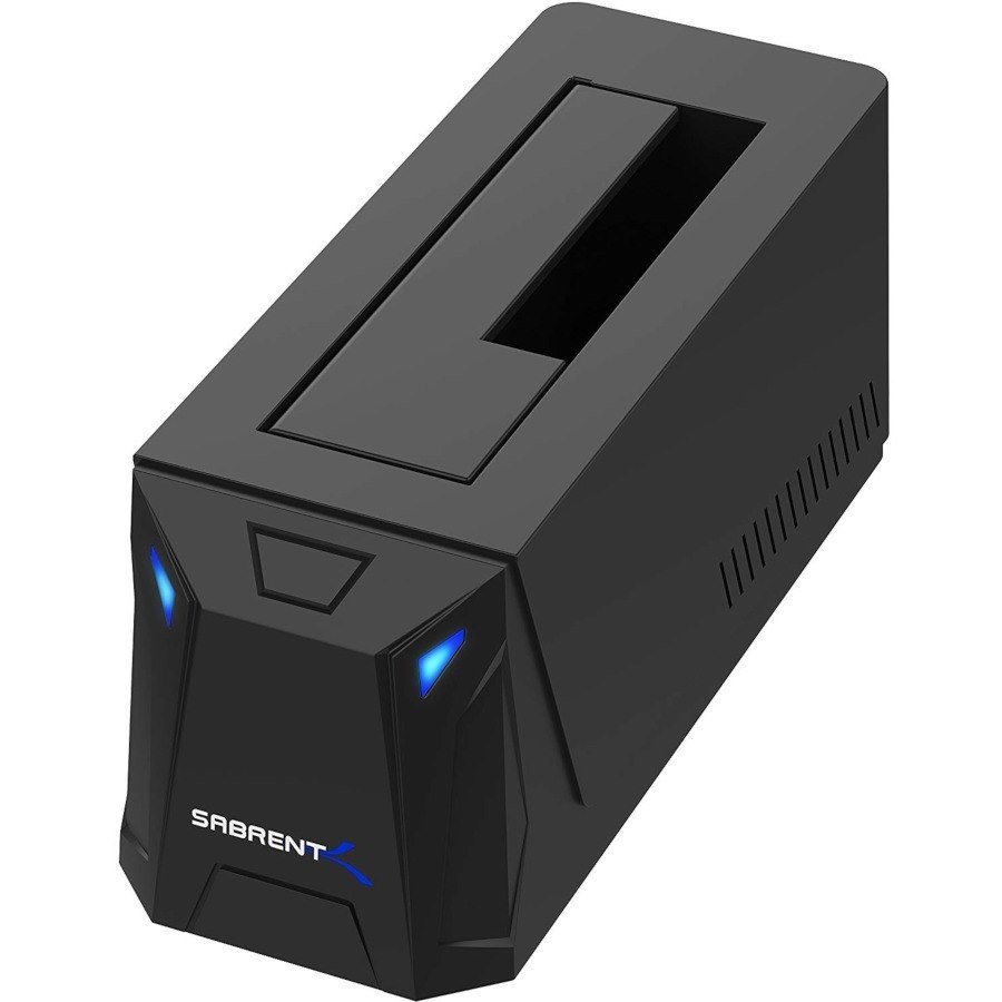 Sabrent EC-UBLB Drive Dock SATA - USB 3.0 Host Interface External - Black