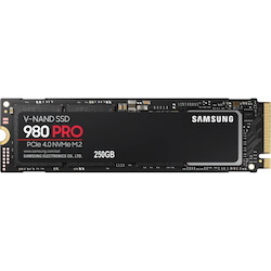 Samsung 980 PRO MZ-V8P250BW 250 GB Solid State Drive - M.2 2280 Internal - PCI Express NVMe (PCI Express NVMe 4.0 x4)