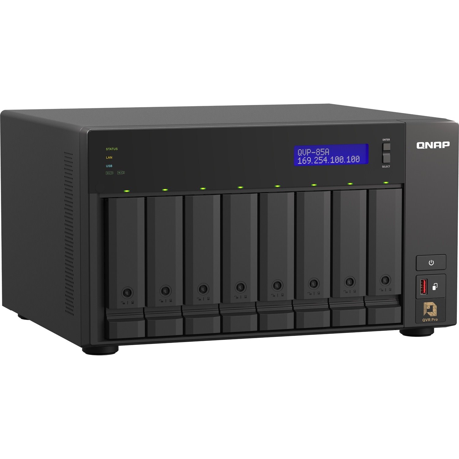 QNAP 8-Bay High-Performance NVR for SMBs, SOHO, and Home
