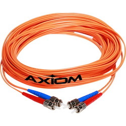 Axiom ST/MTRJ Multimode Duplex OM1 62.5/125 Fiber Optic Cable 1m