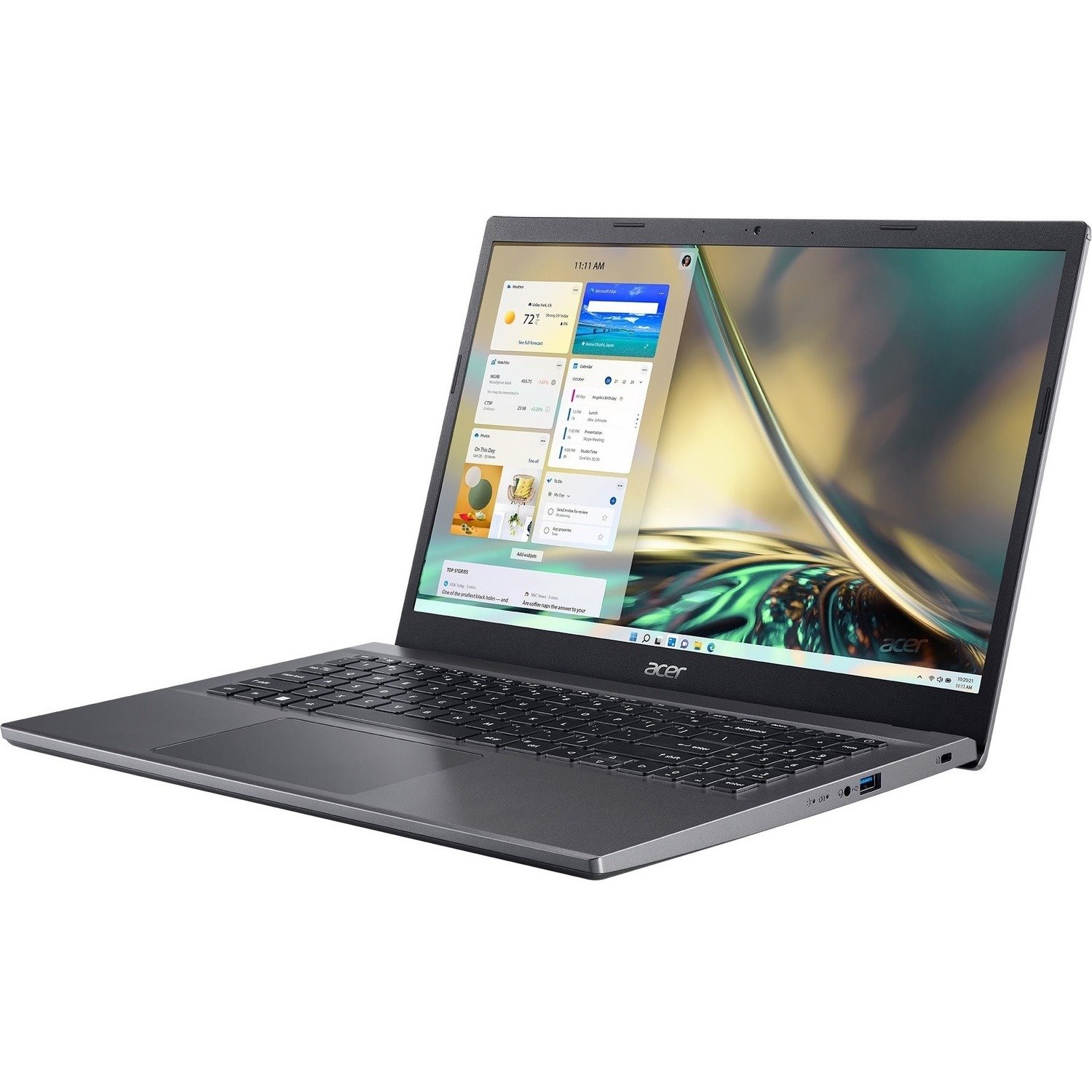 Acer Aspire 5 A515-57 A515-57-73EX 15.6" Notebook - Full HD - Intel Core i7 12th Gen i7-1260P - 16 GB - 1 TB SSD - English (US), French Keyboard