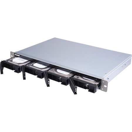 QNAP Short Depth Rackmount NAS with Quad-core CPU and 10GbE SFP+ Port