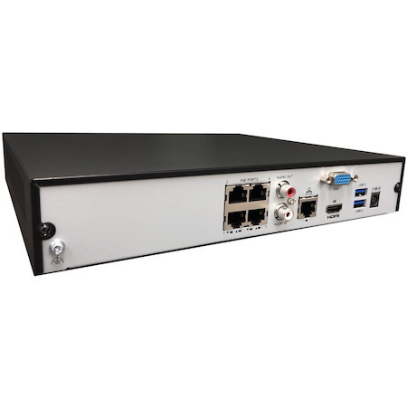Gyration 4-Channel Network Video Recorder With PoE, TAA-Compliant - 4 TB HDD
