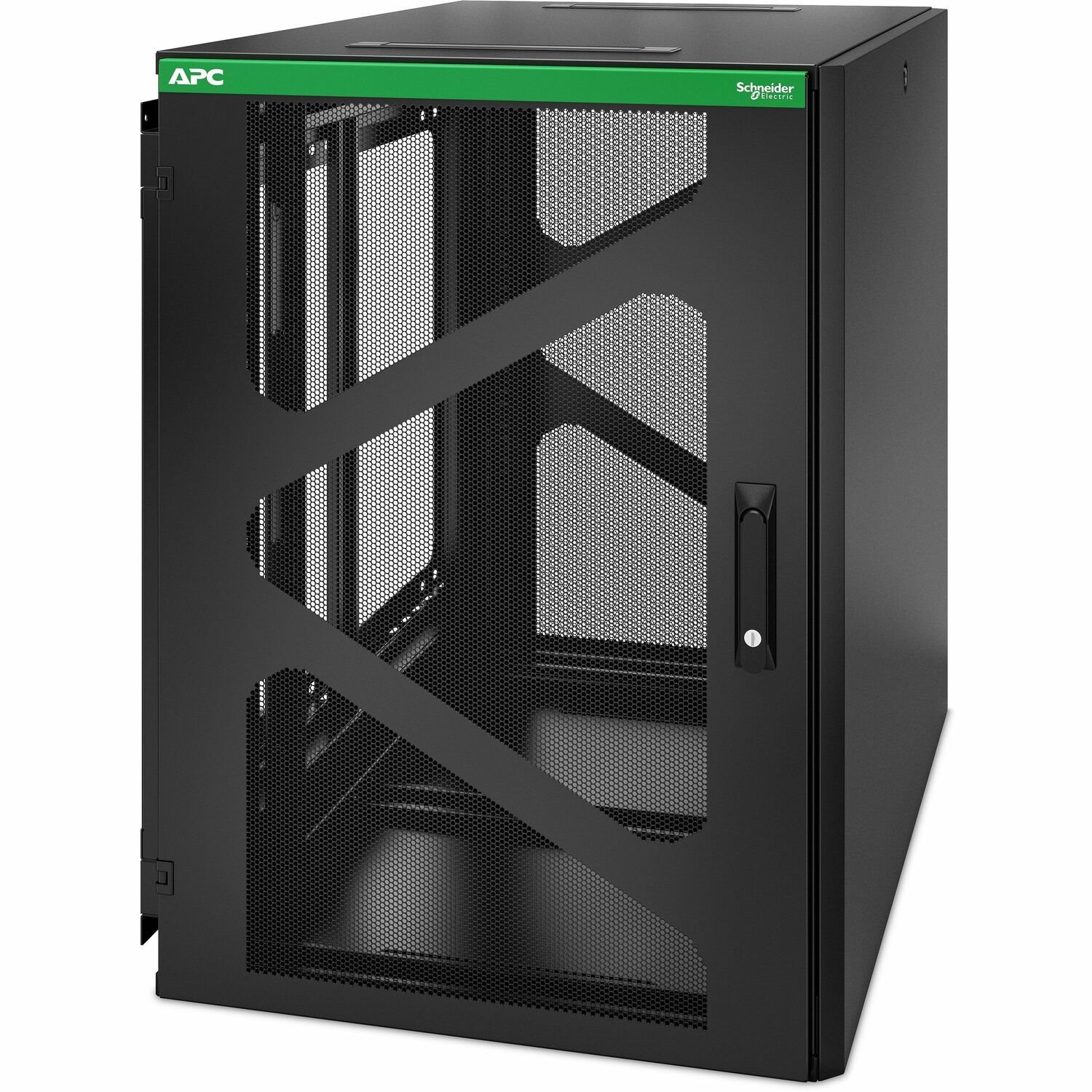 APC by Schneider Electric NetShelter 18U Wallmount Rack Enclosure Cabinet Side Mount UPS Depth