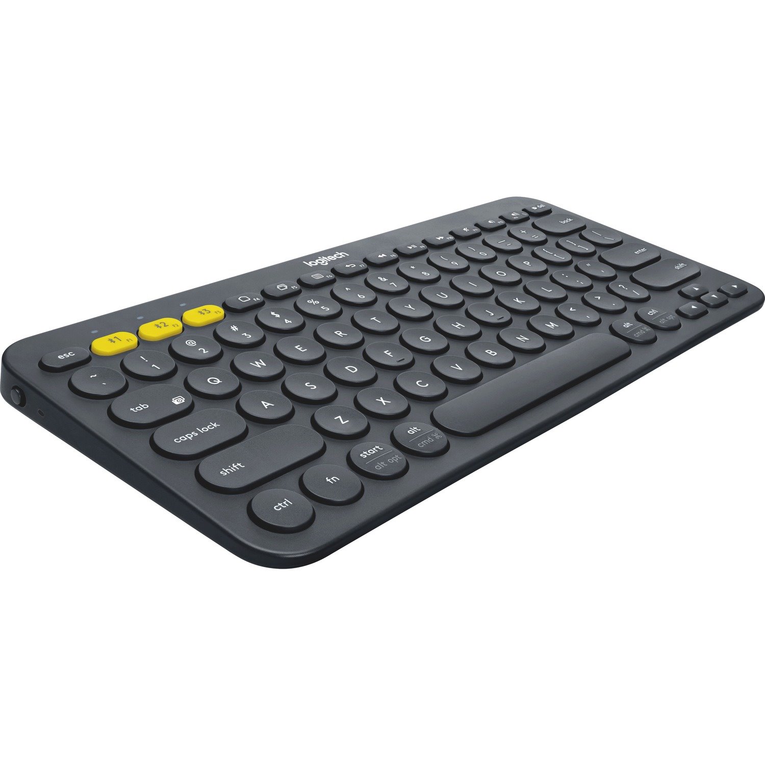Logitech K380 Keyboard - Wireless Connectivity - QWERTY Layout - Black