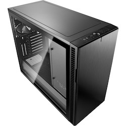 Fractal Design Define R6 Computer Case - EATX, ATX Motherboard Supported - Tower - Steel, Tempered Glass - Blackout