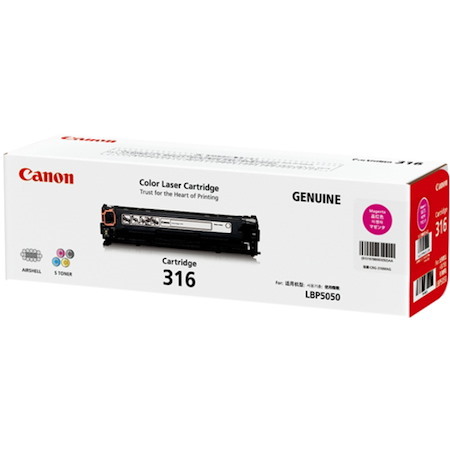 Canon CART318M Original Laser Toner Cartridge - Magenta Pack