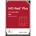 WD Red Plus WD80EFAX 8 TB Hard Drive - 3.5" Internal - SATA (SATA/600) - Conventional Magnetic Recording (CMR) Method