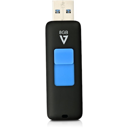 V7 8GB USB 3.0 Flash Drive - With Retractable USB connector