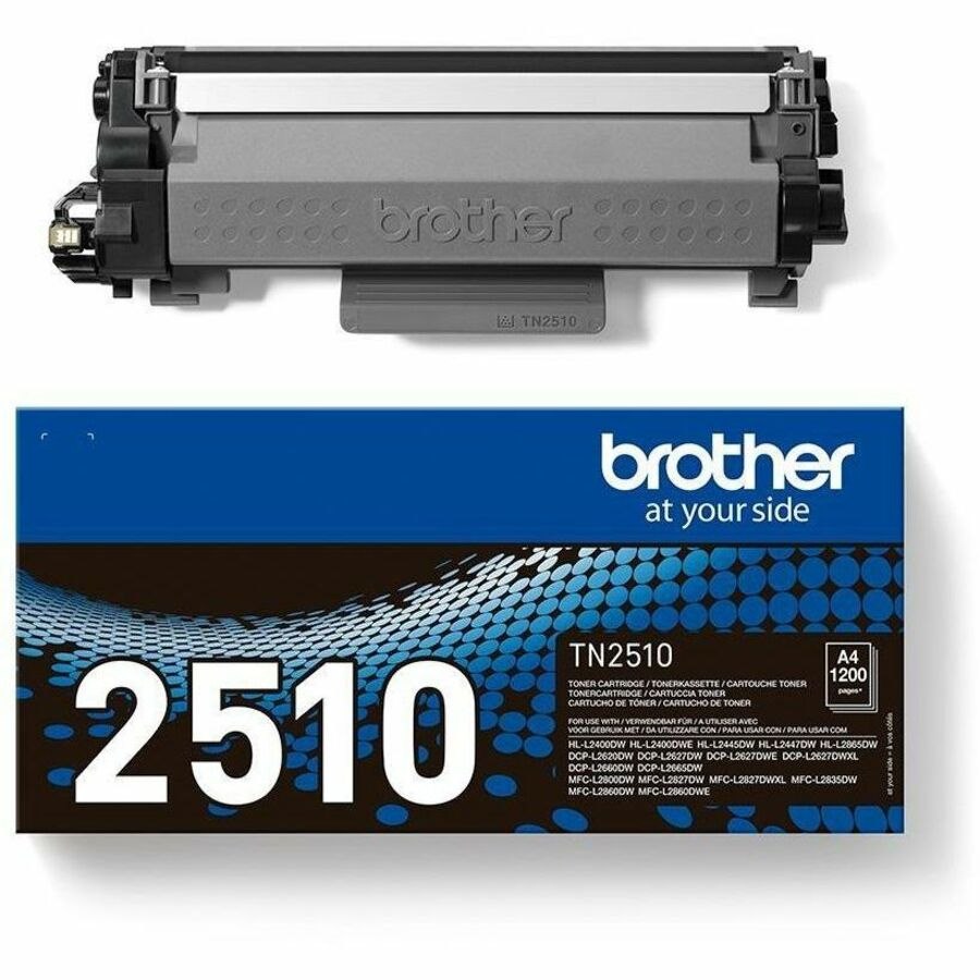 Brother TN-2510 Original High Yield Laser Toner Cartridge - Black - 3 Pack