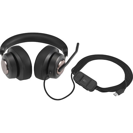 Kensington H2000 Wired Over-the-ear Stereo Headset - Black