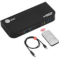 SIIG 2x1 HDMI 4K HDR KVM USB 3.0 Switch with Remote Control