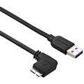 StarTech.com 1m 3 ft Slim Micro USB 3.0 (5Gbps) Cable - M/M - USB 3.0 A to Left-Angle Micro USB - USB 3.2 Gen 1