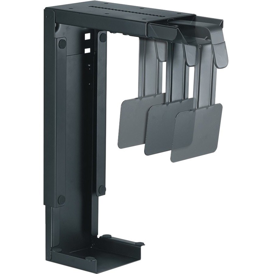 Newstar Under Desk & On-Wall PC Mount (Suitable PC Dimensions - Height: 30-53 cm / Width: 8-22 cm) - Black