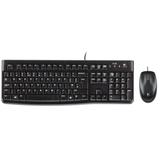Logitech K120 Keyboard - Cable Connectivity - USB Interface - French