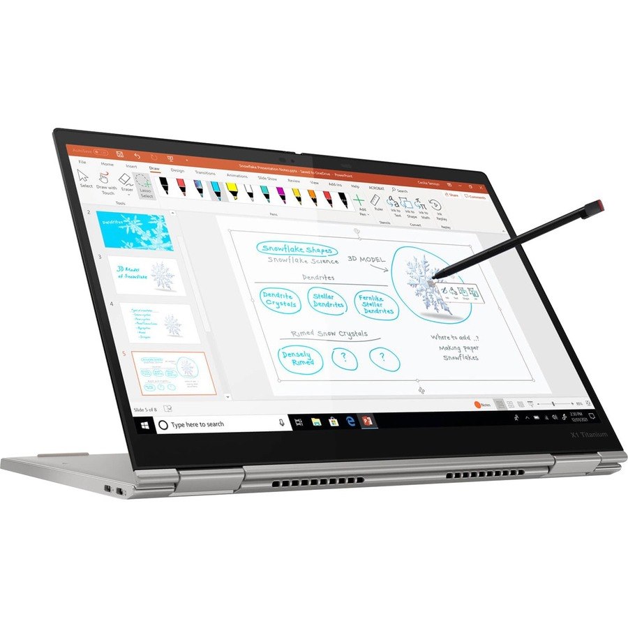 Lenovo ThinkPad X1 Titanium Yoga Gen 1 20QA00A8US 13.5" Touchscreen Convertible 2 in 1 Notebook - QHD+ - Intel Core i5 11th Gen i5-1130G7 - Intel Evo Platform - 16 GB - 512 GB SSD - English Keyboard - Titanium