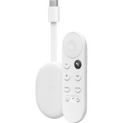 Google Chromecast Network Audio/Video Player - Wireless LAN - AC Power Cable Included - Snow