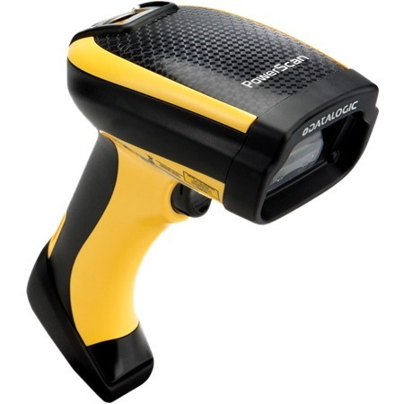 Datalogic PowerScan PD9130-K1 Handheld Barcode Scanner Kit - Cable Connectivity - Yellow