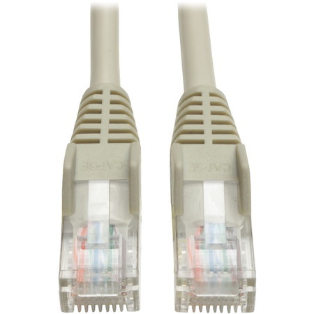 Eaton Tripp Lite Series Cat5e 350 MHz Snagless Molded (UTP) Ethernet Cable (RJ45 M/M), PoE - Gray, 7 ft. (2.13 m)