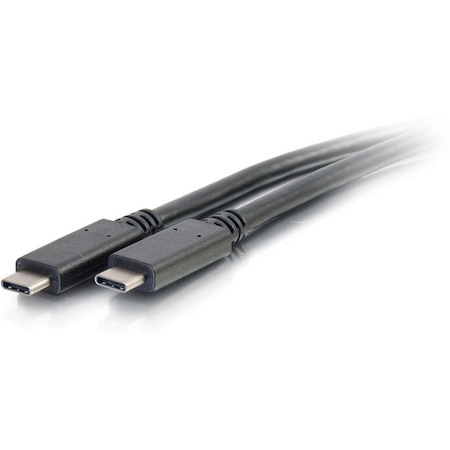 C2G 3ft USB C Cable - USB C to USB C Cable - USB 3.1 Gen 2 - 5A, 10Gbps - 100W - Black - M/M