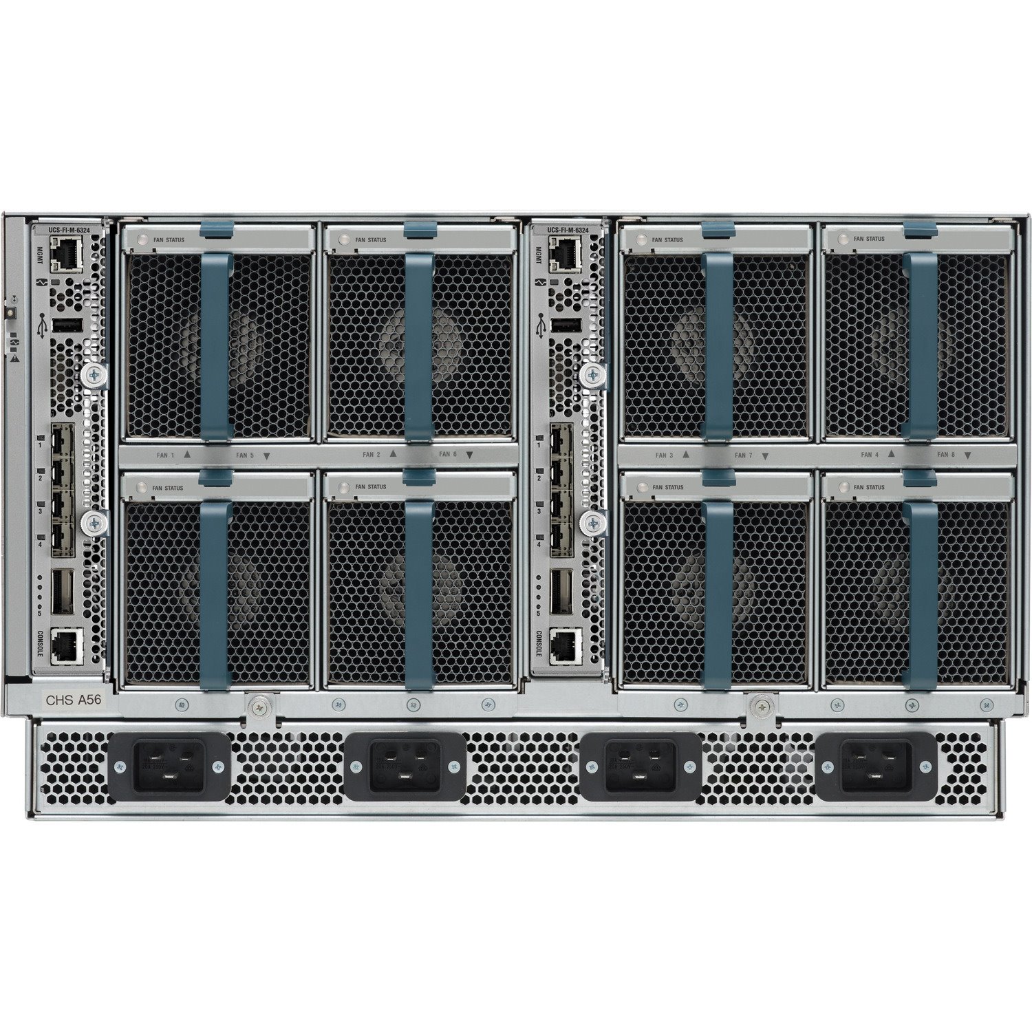 Cisco UCS 5108 Blade Server AC Chassis, 4PS, 2 IOM