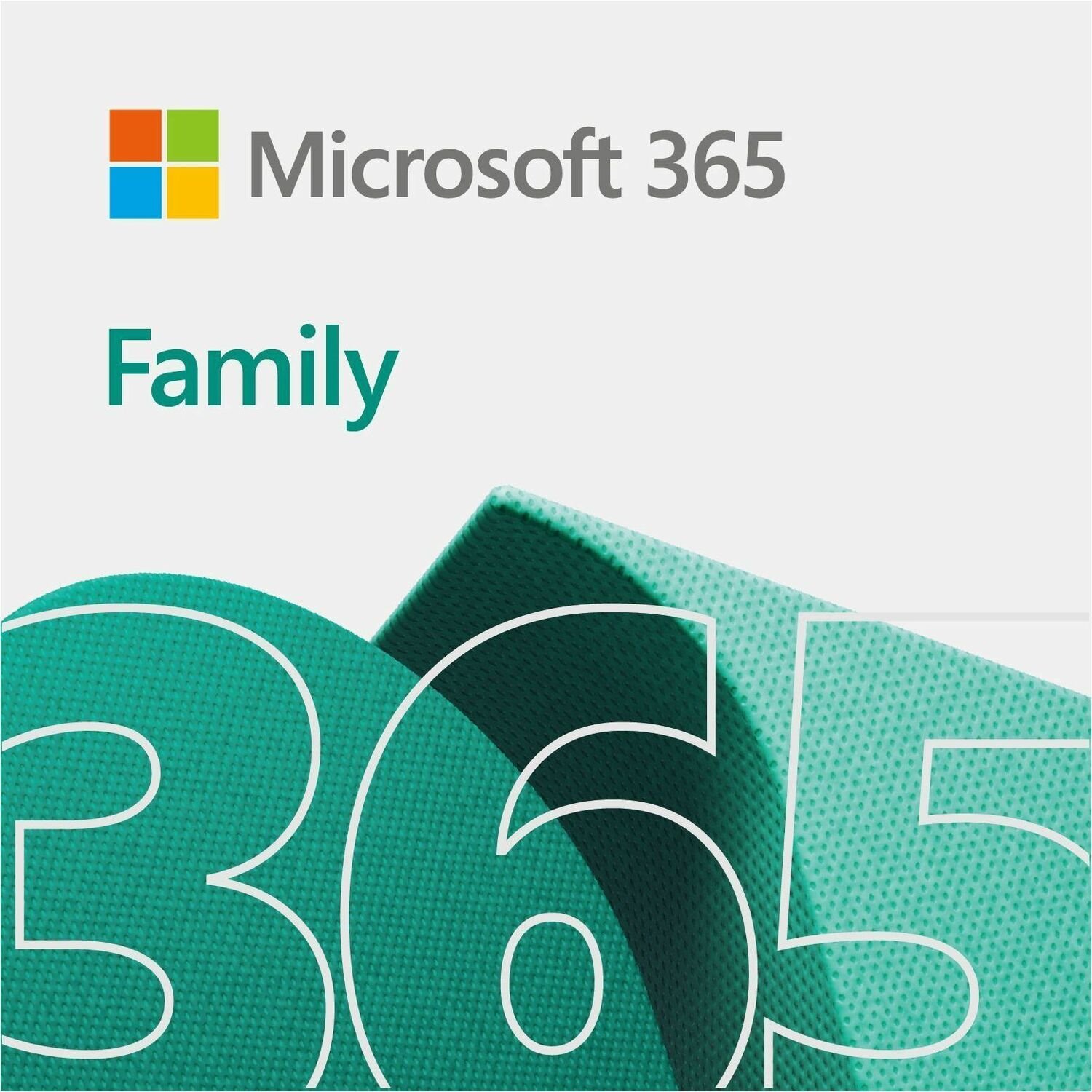 Microsoft 365 Family - Box Pack - Up to 6 People - 1 Year