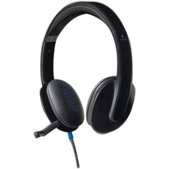 Logitech H540 Wired Over-the-head Stereo Headset - Black