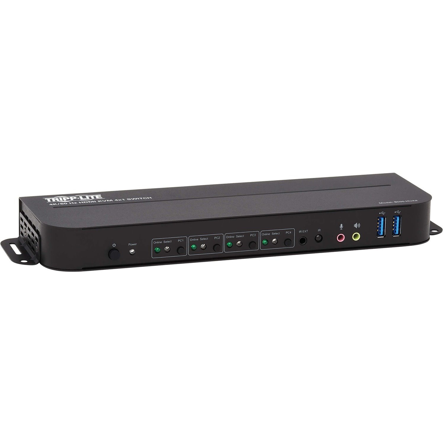 Eaton Tripp Lite Series 4-Port HDMI/USB KVM Switch - 4K 60 Hz, HDR, HDCP 2.2, IR, USB Sharing