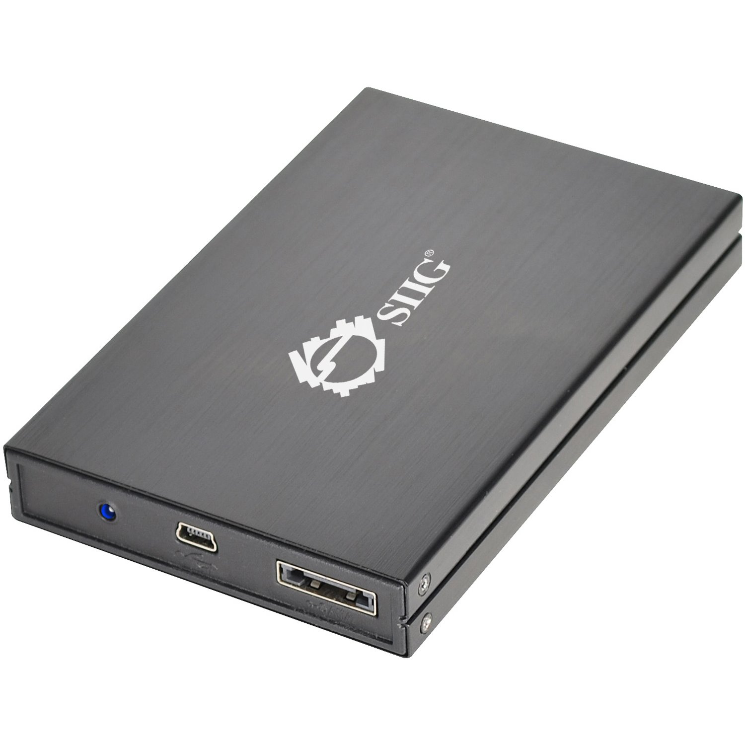 SIIG JU-SA0D12-S1 Drive Enclosure - USB 2.0 Host Interface External - Black